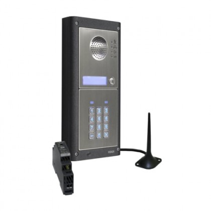 Videx GSM/4KCRS 4G surface mount audio Intercom kit with code lock with 1 - 10 buttons